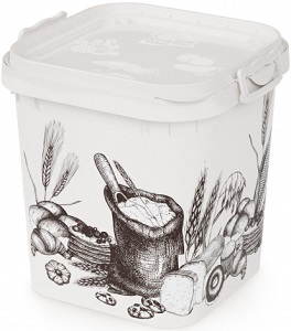 Емкость пласт.  д/муки и сахара  (М2336)  25 л,  г.Октябрьский