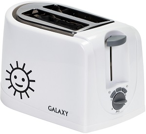 Тостер GALAXY GL-2900 (850 Вт, тосты с рисунком)  СОЛНЫШКО