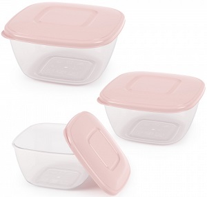 Набор емкостей д/СВЧ (М 411) (3 шт: 800 мл/1.2/2.0 л),  г.Октябрьский