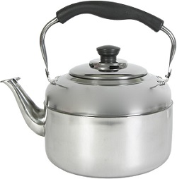 Чайник нерж. со свистком  ASTELL  (AST-002-ЧБ-40)  (4.0л)