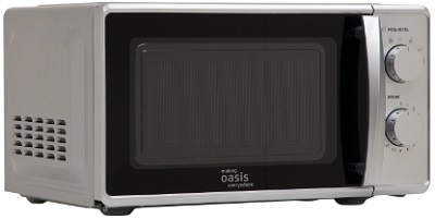 СВЧ - печь  OASIS  MW-70 MS  (700 Вт, 20 л, мех.управ)  СЕРЕБРО