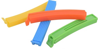 Зажимы д/пакетов  4 шт (LF 75-74) (10 см) "Клип",  "Мультидом"