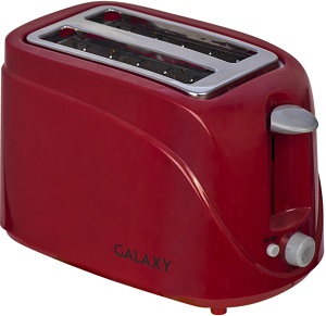 Тостер GALAXY GL-2902 (800 Вт, регулятор времени)