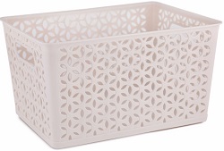 Корзина  Мираж  белая  (М 8374)  (380х285х210),  г.Октябрьский Корзина  Мираж  белая  (М 8374)  (380х285х210),  г.Октябрьский
