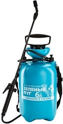 Опрыскиватель   ЗЕЛЕНЫЙ ЛУГ  6.0 л.  (удочка, ремень д/переноски)