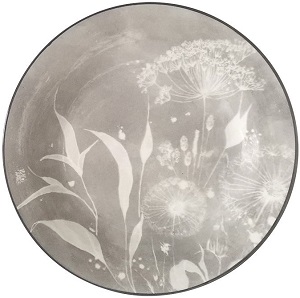 Тарелка (серый)  MEADOW FLOWERS  200 мм  (271662) (фарфор)
