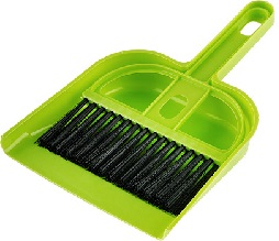 Набор д/уборки: MINI сметка + совок (105792) "Рыжий кот"