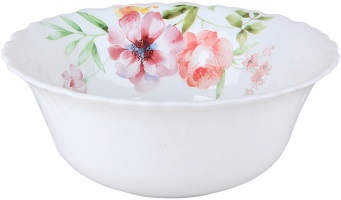 Салатник стеклокерам. АВРОРА   500 мл/15 см  (268091) волнистый край