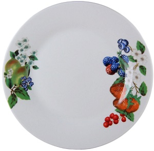 Тарелка  ЯГОДЫ Summer berries  180 мм  (278486) (фарфор)