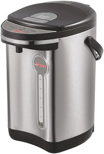 SA-1335BS   Термопот  SAKURA  SA-1335 BS  (750 Вт, 5.0 л, 2 способа подачи воды) нерж.корпус