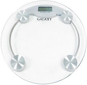 Весы напольные GALAXY GL-4804 (до 180 кг,  стекло, ЖКД)