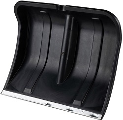 Лопата снеговая пласт. "Вьюга"№2" (500*375, d-32 мм) сметал.планка, (183765)