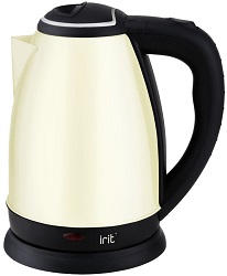 яЧайник IRIT IR-1349 (1.5 кВт, 2.0 л, ЗНЭ) СЛИВОЧНЫЙ нерж.корпус