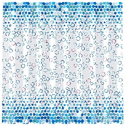 Штора д/ванной "Рыжий кот"  (007106) (SC-PE-43) (полиэстер, 180*180 см)