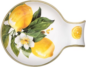 Подставка под ложку  15 см  AGNESS  (358-2394)  ЛЕМОН  ТРИ, подар/уп