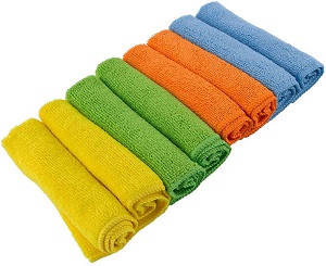 Набор салфеток из микрофибры  8 шт  (310271) (30х30см) MFS-05/8,  "Рыжий Кот",  (5!!!)