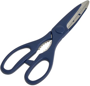 Ножницы кухонные 20.5 см  WEBBER ВЕ-5208/1  СИНИЕ