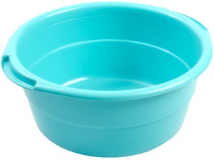 Таз пласт.круглый  8 л (10120801), особо прочный, (БИРЮЗОВЫЙ),  РАДИАН