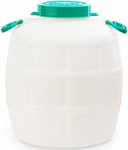Канистра пласт. 50 л (М 1006)  Бочонок, навес.ручки,  г.Октябрьский