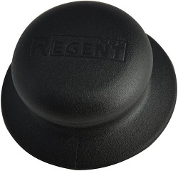 Ручка к крышке  (БЧ61.29)  REGENT с самор. и шайбой в уп., черная (полипропилен)