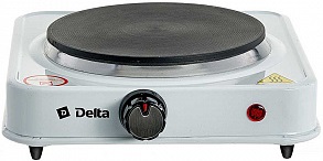 Плитка 1 конф.  DELTA  (D-704)  (1.0 кВт) БЕЛАЯ,  (5)