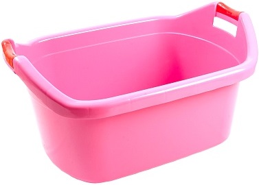 Таз пласт.(ов)  48л (10124001), особо прочный, (РОЗОВЫЙ),   г.Ижевск
