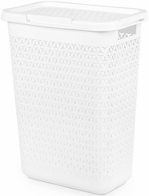 Корзина д/белья  ЭЛЕМЕНТ   Белая  30 л  (М9083)  (405х255х530 мм),  г. Октябрьский