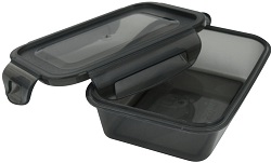 Контейнер герметичный прямоуг. 0,5л  (дымчатый) (17х12х5,3 см) 92 051