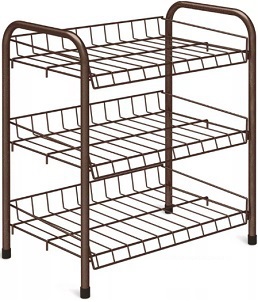 Полка д/обуви  IRSA  (АЛТ 144 /АНТ МЕДЬ)  (3 секции) (46*53*28см)