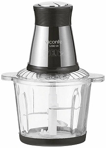 яЧоппер  стекл.чаша  VICONTE  VC-447  (1.2 кВт, 2.0 л, 2 скор, 4 лезвия)