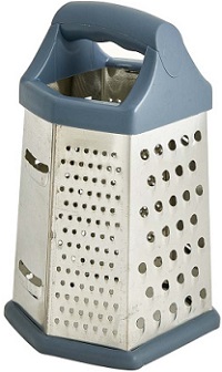 Терка 6-х гранная WEBBER  BE-092  СЕРАЯ  (20 см)