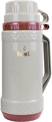 Термос RASHEL  1.0 л  (R-40/100)  (стекл.колба)  (две кружки)