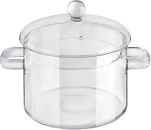 Кастрюля  д/СВЧ стекло 1.5 л  MALLONY  (110656) VITTORIO