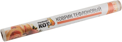 Коврик тефлоновый д/выпечки  (240257) (330*400 мм, 70мкм)  (т/у),  "Рыжий кот" 
