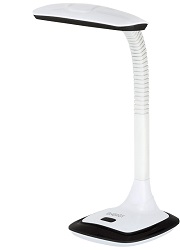 Настол. лампа  ENERGY EN-LED18 (5 Вт, LED 300лм) бело-черная,   (366030)