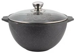 Казан с АП  8.0 л  МЕЧТА  ГРАНИТ  (58701) (керам.частицы)