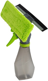 Стекломой с распылителем (103998) скребком и насадкой из микрофибры,  "Рыжий кот"