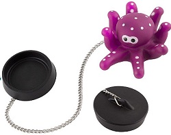 Пробка д/ванной  4 см  (007115) "Осьминог",  "Рыжий Кот"