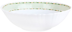 яСалатник стеклокерам. СИКРЕТ ГАРДЕН  (188185)  700 мл/18 см (Миска) GREEN,  КОРАЛЛ