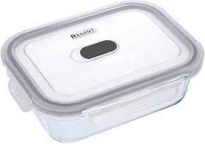 Контейнер с защелками стекло  (пр)  1.0 л  REGENT  (51510)  (93-DE-CA-20-1000) Desco