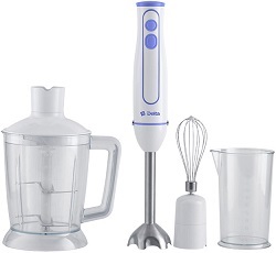 яБлендер.набор DELTA  DL-7042 B  СИРЕНЕВЫЙ (600 Вт, нерж.ножка, измельч.1.5л, стакан 0.5,венчик)