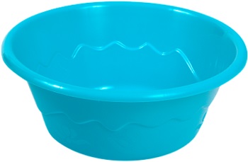 Таз пласт.круглый  4 л (10033016) особо прочный, (ЛАЗУРЬ),  РАДИАН