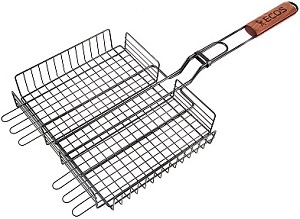 Решетка д/барбекю глубокая ECOS (999660)  31х24х5 см, сталь с АП  (22139W)