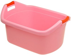 Таз пласт.овальный  40 л (10124001), особо прочный, (РОЗОВЫЙ),  РАДИАН