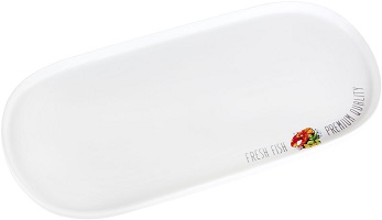 Блюдо сервировочное  QUINSBERRY  ХОМ МЕЙД  (174719) (ов)  34.5х15.5см, (фарфор)  СВЕЖЕЕ МЯСО