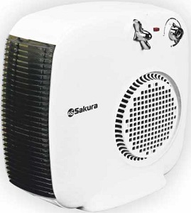Тепловентилятор SAKURA  SA-0515 W (2.0 кВт, 3 реж.+хол. возд.)