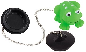 Пробка д/ванной  4 см  (970057) "Лягушка",  "Рыжий кот"