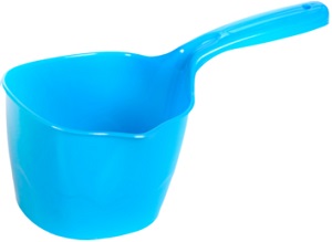 Ковш  пласт. 1.3 л  РАДИАН  (10070000) с носиком, (ГОЛУБОЙ)