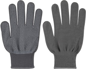 Перчатки  PARK  8 (М)  (183951) "Капелька", бесшовные,прочные материал: полиэстер, ПВХ цвет: серый 