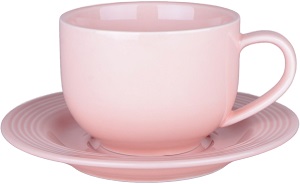 Набор чайный  (272143)  12 пр  220 мл  (фарфор)  РОЗОВЫЙ, подар/уп,  StockHaus
